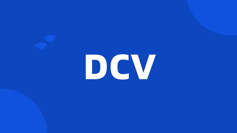 DCV