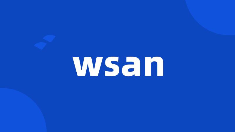 wsan