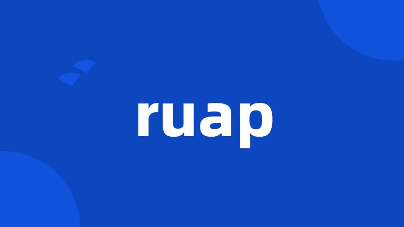 ruap