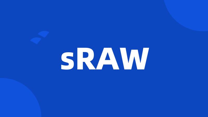 sRAW