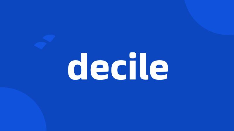 decile