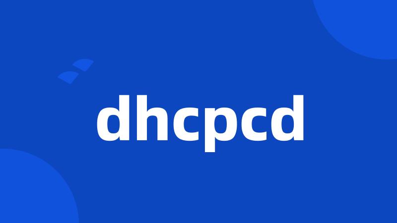 dhcpcd