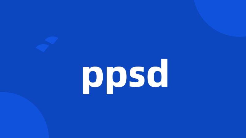 ppsd