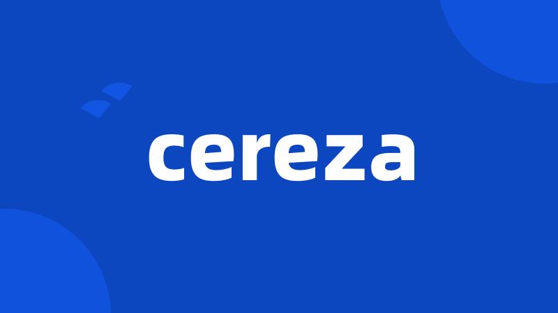 cereza