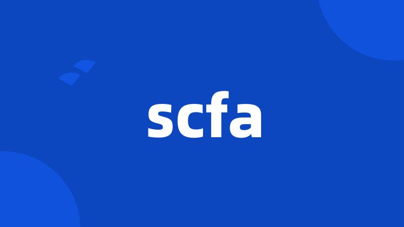 scfa