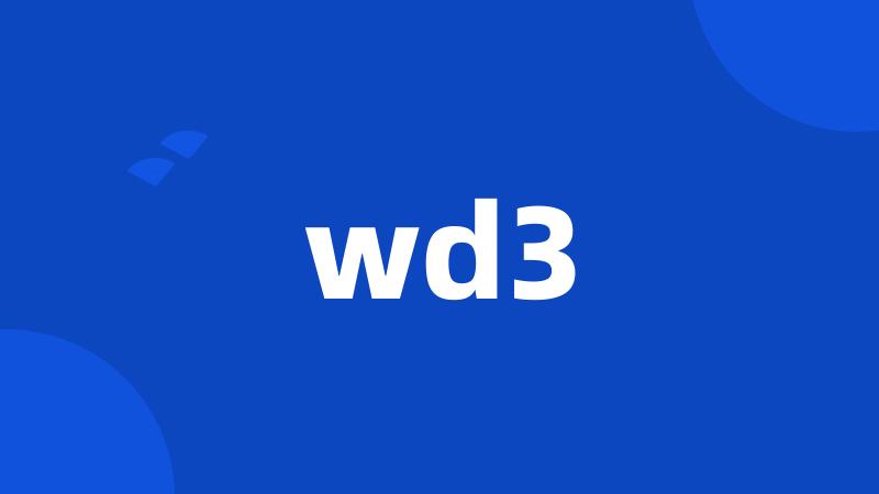 wd3