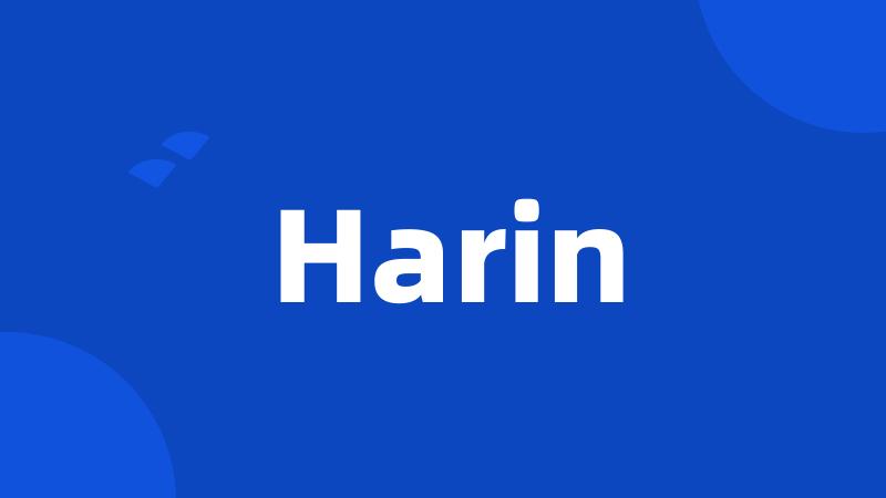 Harin