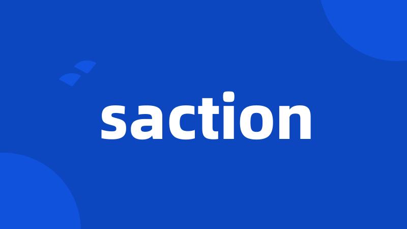 saction