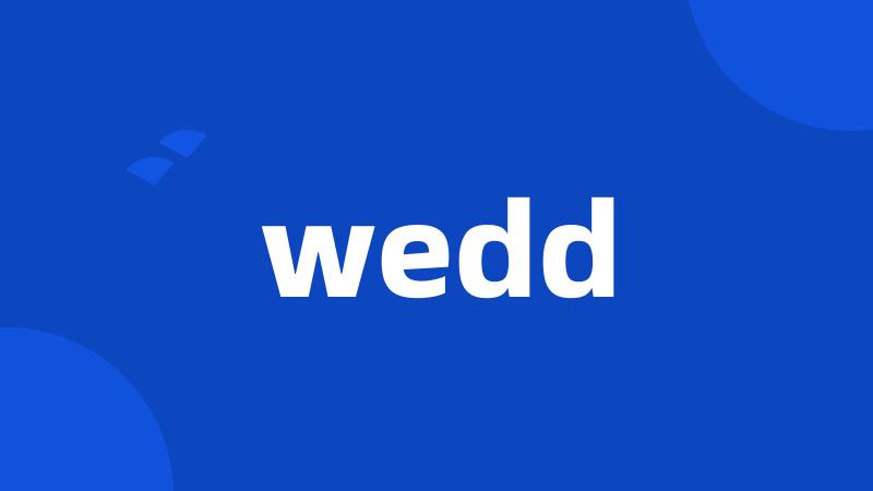 wedd