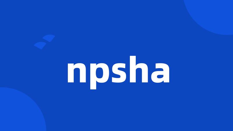 npsha