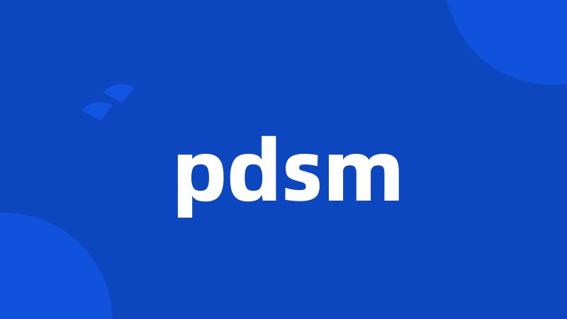 pdsm