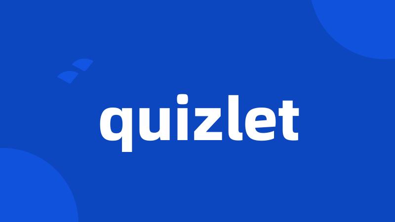 quizlet