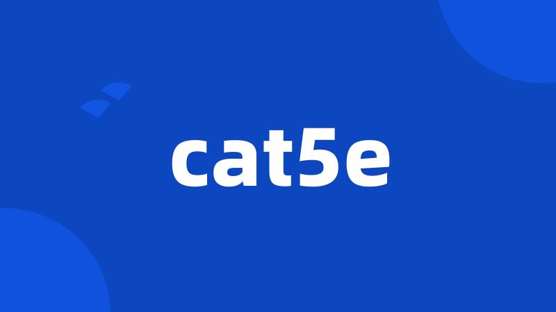 cat5e