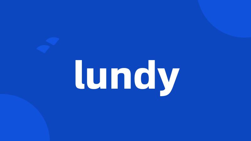 lundy