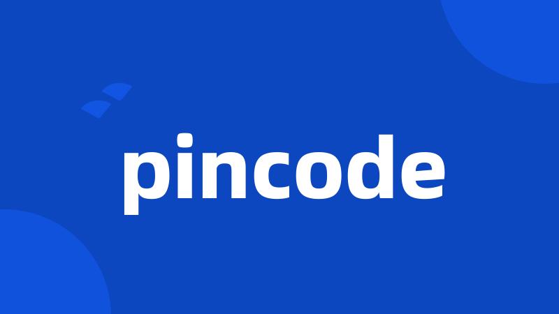 pincode