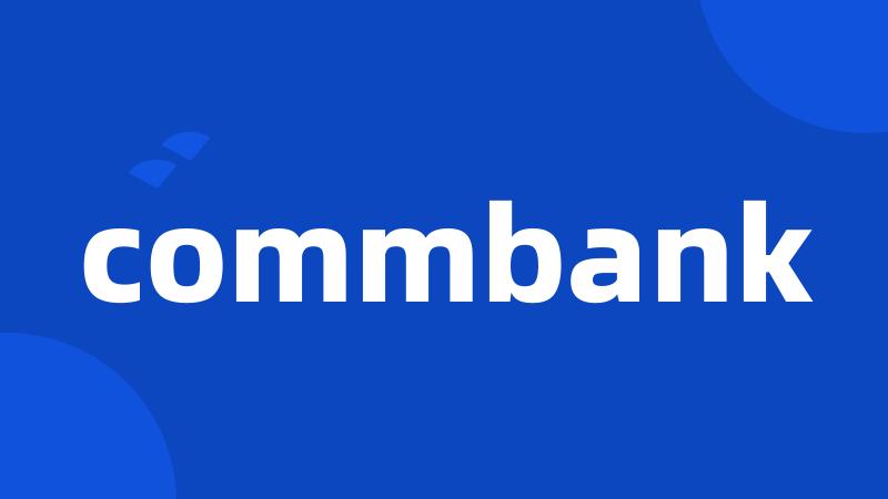 commbank