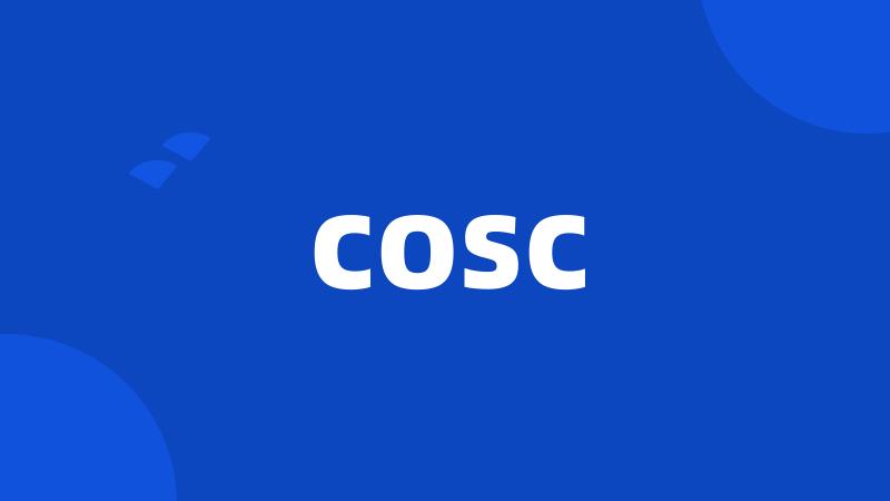 cosc