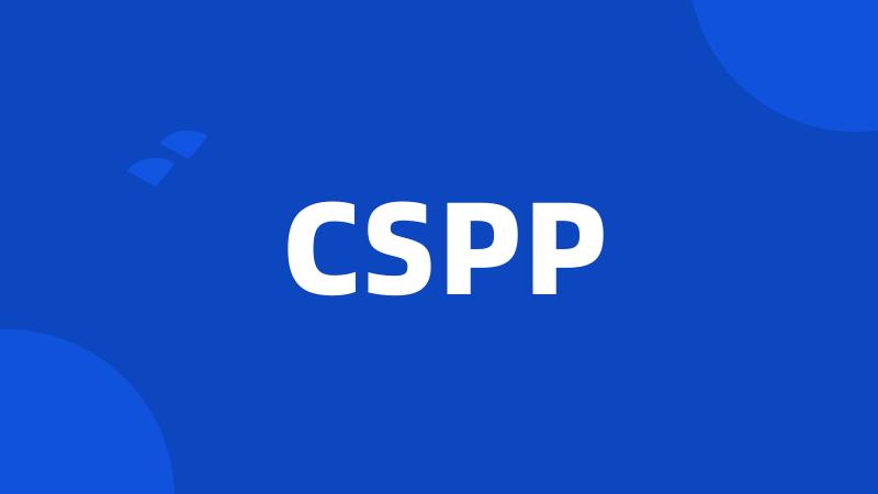 CSPP