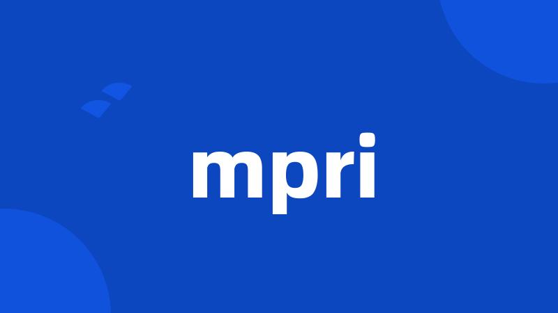 mpri