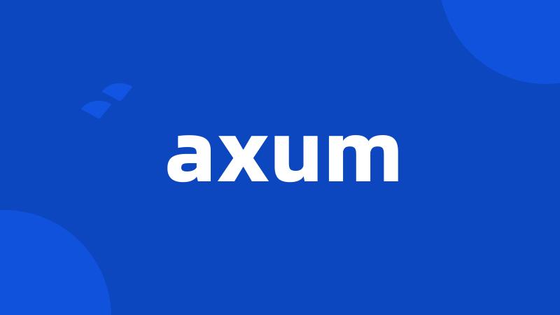 axum