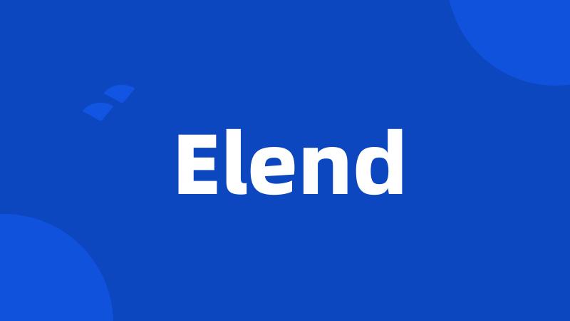 Elend