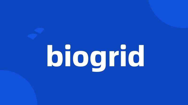 biogrid