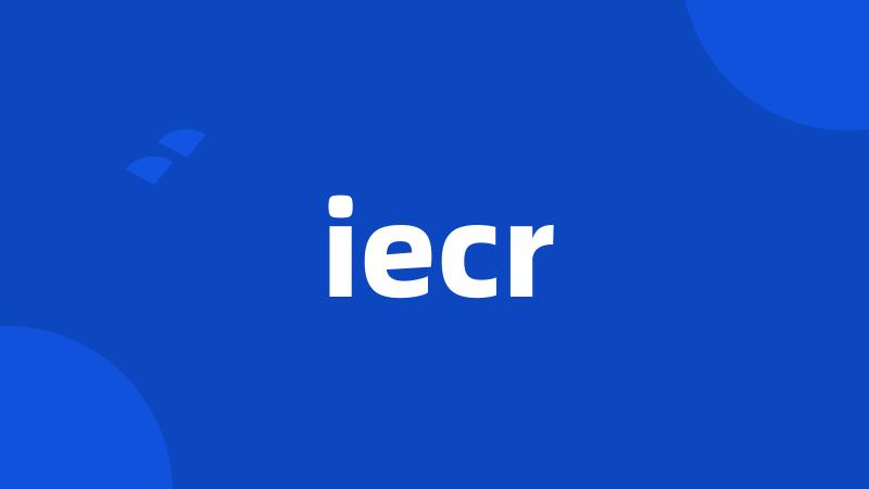 iecr