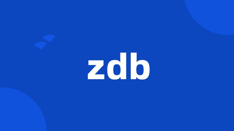 zdb