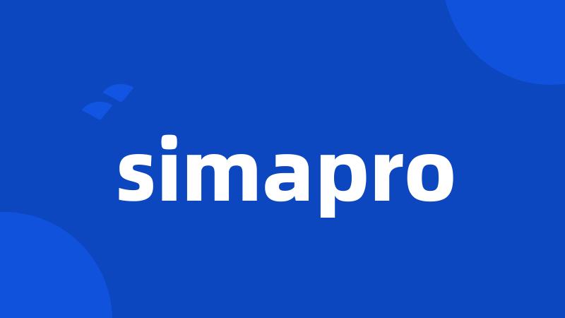 simapro