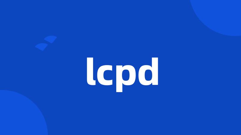 lcpd