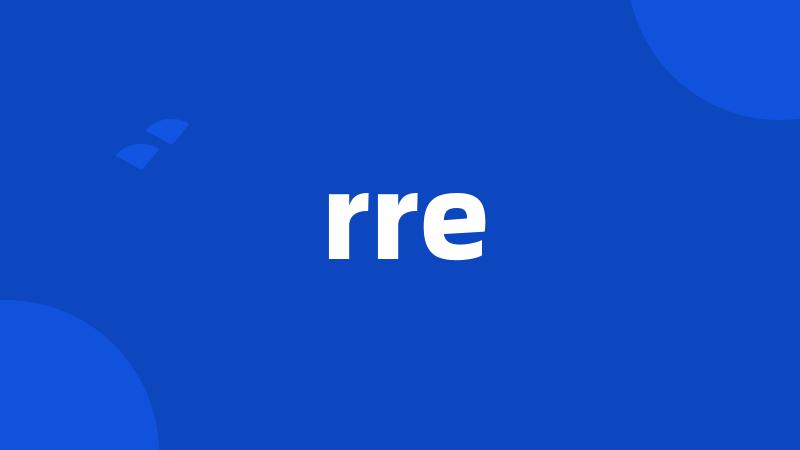 rre