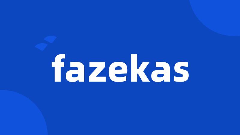 fazekas