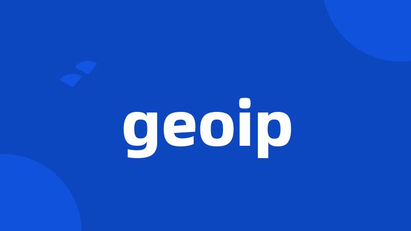 geoip