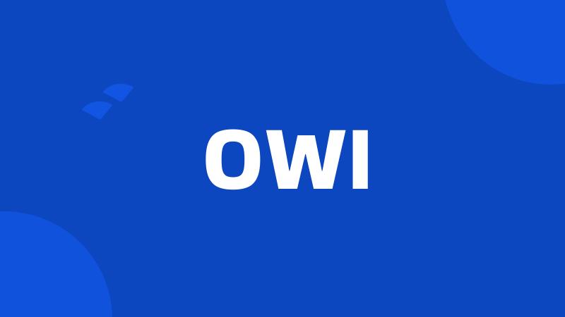 OWI