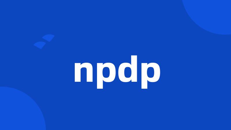 npdp