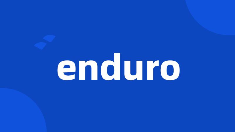 enduro