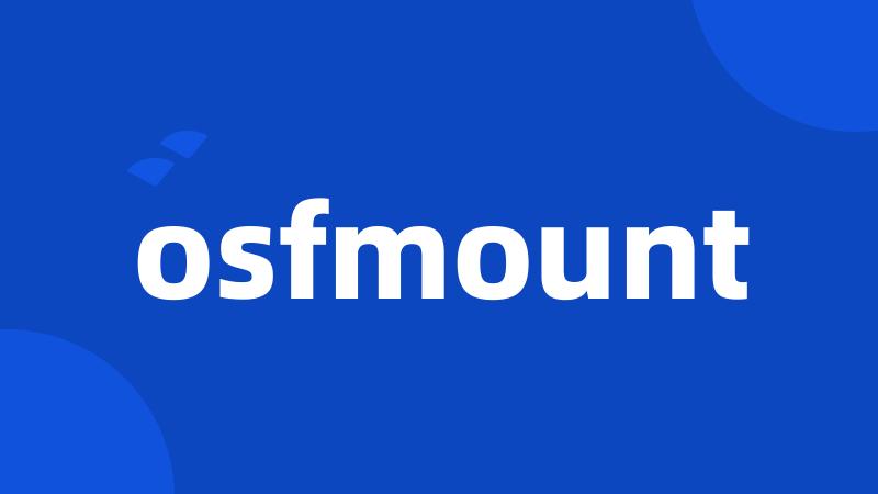 osfmount