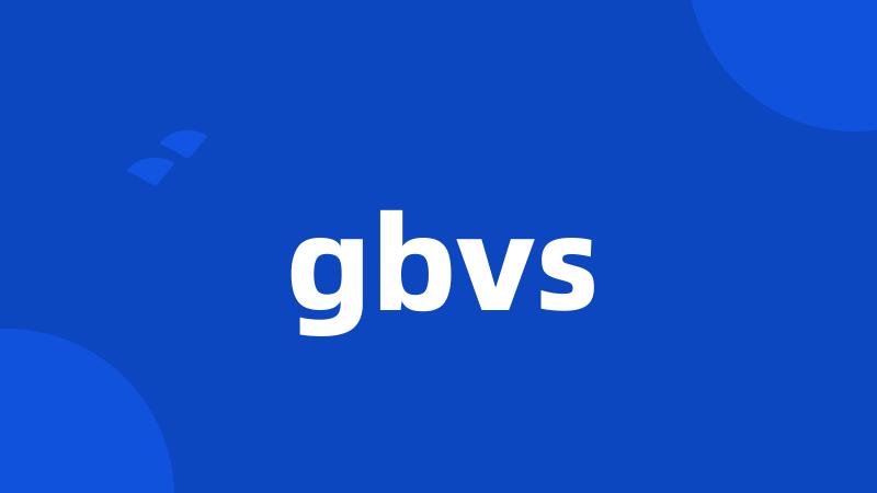 gbvs