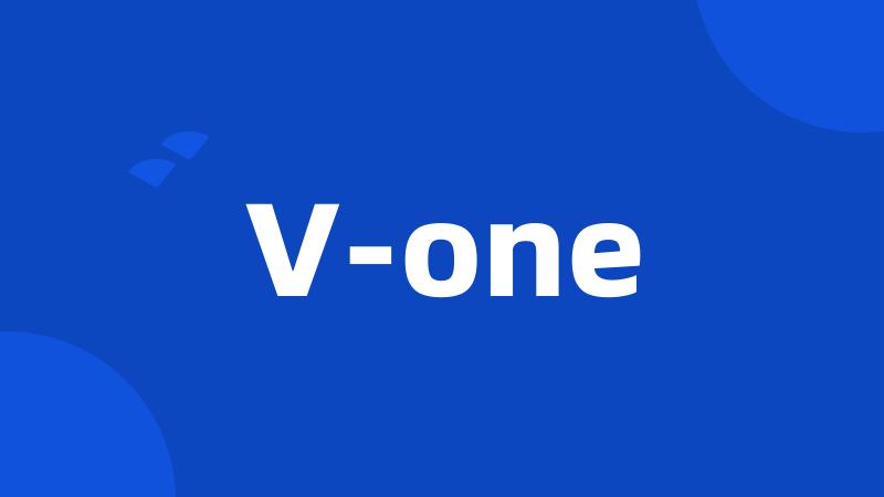 V-one