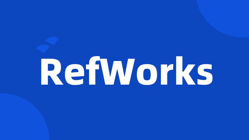 RefWorks