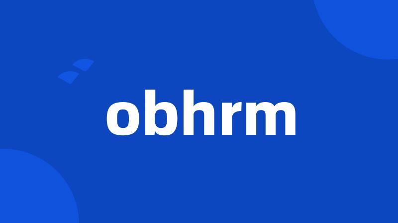 obhrm