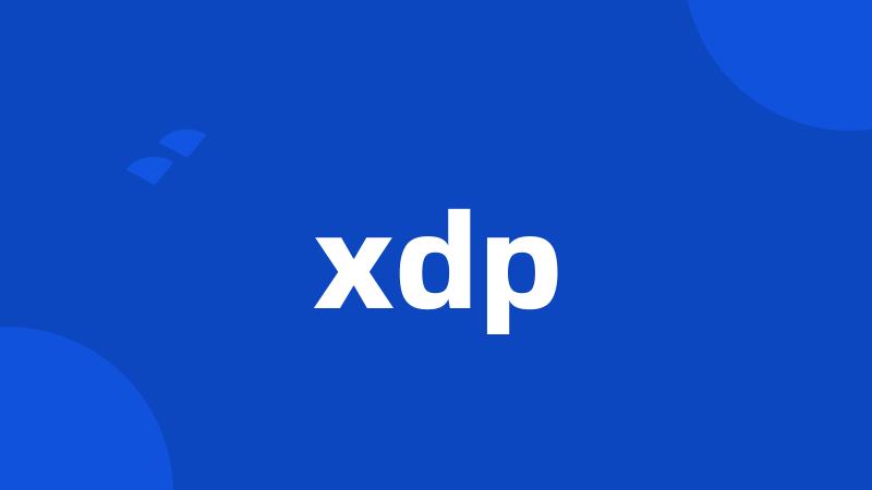 xdp