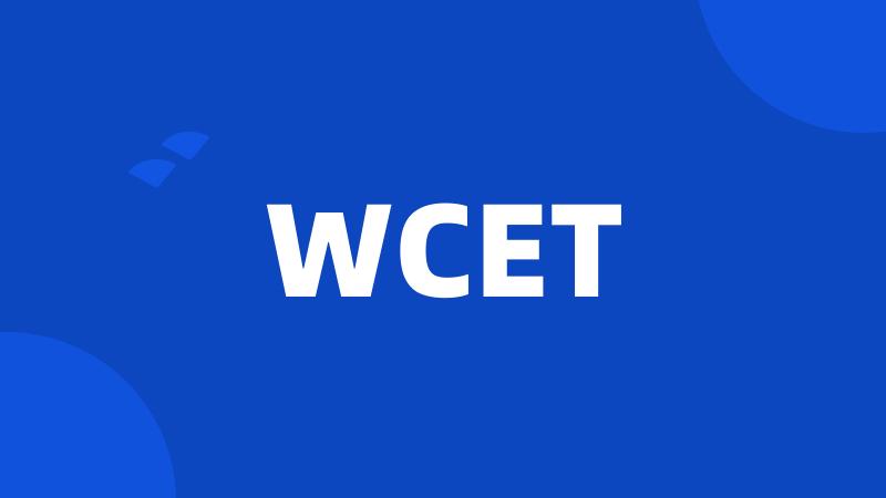 WCET