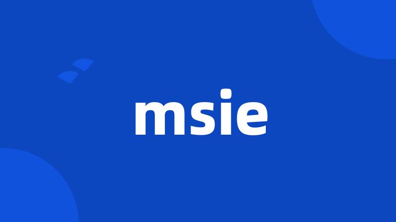 msie