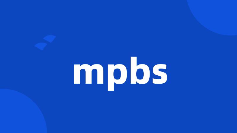 mpbs