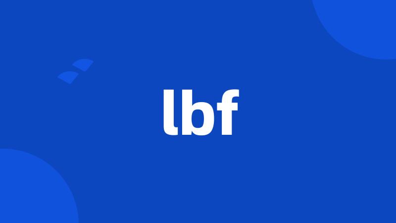 lbf