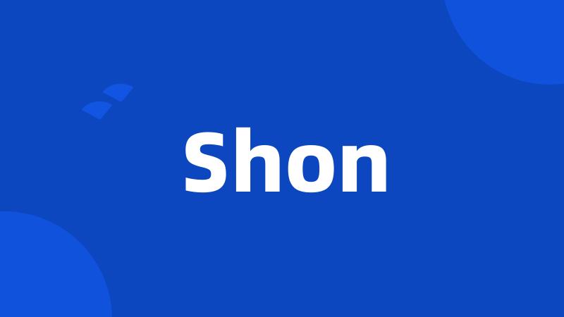 Shon