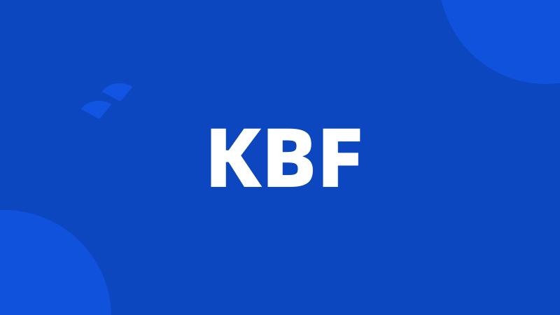 KBF