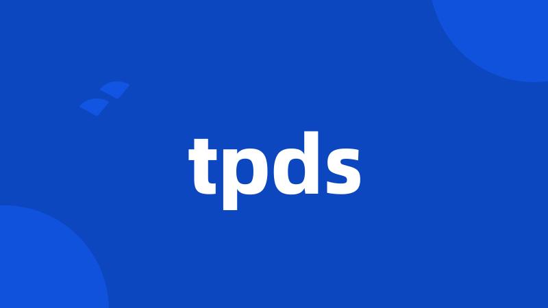 tpds