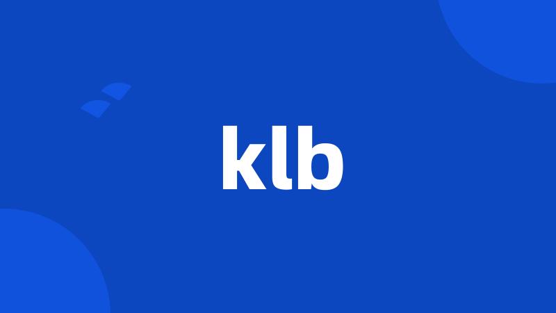 klb